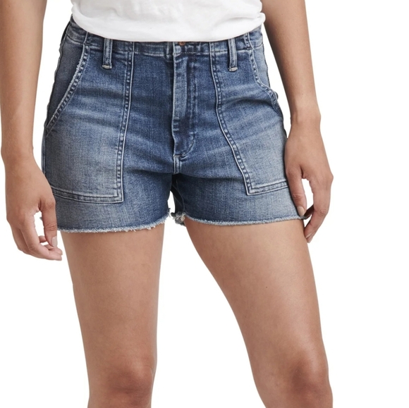 Silver Jeans Pants - Silver Denim Shorts